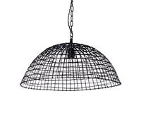Relaxdays Lámpara Colgante E27, 40 W, Negro, 138 x 55 x 55 cm
