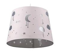 Relaxdays lámpara Colgante para habitación Infantil, Cielo Nocturno, 119 x 27 cm, Rosa