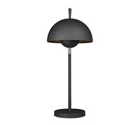 Relaxdays Lámpara de Mesa, Negro, 73 x 30 x 30 cm