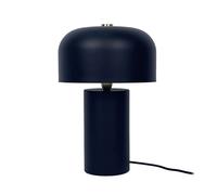 Relaxdays Lámpara de mesa seta negro