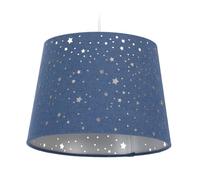 Relaxdays Lámpara de techo infantil con estrellas azul oscuro