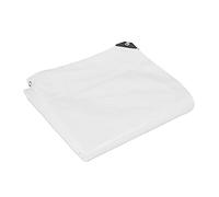 Relaxdays Lona Impermeable 140 g/m², 1,5 x 6 m, Tela Toldo con Ojales, Resistente al Desgarre, Lona para Piscina, Blanco