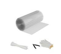 Relaxdays Malla Gallinero, 50 cm x 10 m, Rejilla para Vallas de 6,3 x 6,3 mm, Alambrada Conejera y Corral, Plateado, 100% Acero