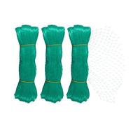 Relaxdays 3 Mallas Antipájaros, 5 x 4 m, Red Estrecha, 20x20 mm, Redes Antipalomas, Protectores Árboles, Verde