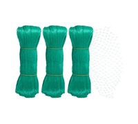 Relaxdays Mallas antipájaros estrechas en set de 3 verde