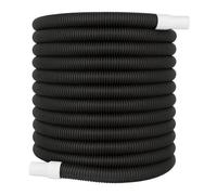 Relaxdays Manguera 32 mm PE blanco,negro