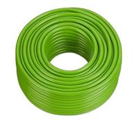 Relaxdays Manguera de Jardín de 70 Metros, Sistema de Riego Universal para Césped, 1/2 Pulgadas, Plástico, Verde Claro