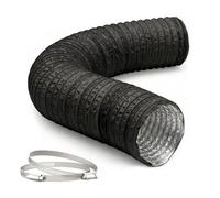 Relaxdays Manguera extractora negra 5 m negro