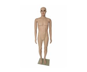 Relaxdays Maniquí hombre beige