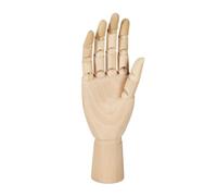 Relaxdays Mano articulada para dibujar marrón claro