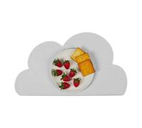 Relaxdays Mantel individual para bebé nube gris