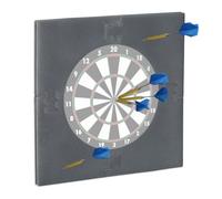Relaxdays Dartscheibe Schutzring R6, Wandschutz für 45 Cm Dartboard, Eva, Dart Auffangring Hbt: 71 X 71 X 3 Cm, Grau Marco Diana Cuadrado, Adultos Unisex, 1 Unidad