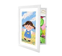 Relaxdays Marco infantil A4 rellenable blanco