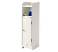 Relaxdays Mueble de baño blanco blanco,plata
