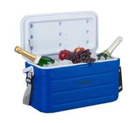 Relaxdays Nevera portátil de 20 l blanco,azul