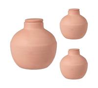Relaxdays Ollas, Juego de 3, 800 ml, cerámica, riego subterráneo, bancales e invernaderos, Ahorro de Agua, Terracota