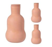 Relaxdays Ollas, Set de 3, 500 ml, cerámica, riego radicular, huertos elevados e invernaderos, Ahorro de Agua, Terracota
