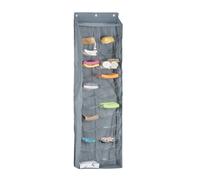 Relaxdays Organizador de puerta con 26 compartimentos transparente,gris