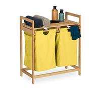 Organizador ropa sucia mueble de almacenaje 2 cestos 4,4 kg organizador colada