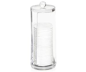 Relaxdays ORION - Caja organizadora para almohadillas de algodón, bastoncillos de algodón