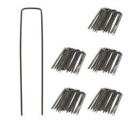 Relaxdays Pack 250 piquetas de camping 15 cm antracita