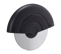 Relaxdays Pack 3 cortapizzas de acero inoxidable negro,plata