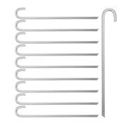 Relaxdays Pack 40 piquetas de camping 45 cm plata