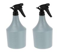 Relaxdays Pack de 2 pulverizadores de agua de 1 L negro,gris