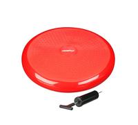 Relaxdays Pack de 9 cojines equilibrio rojo rojo