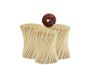 Relaxdays Palos Cake Pop, 1000 Unidades, 15cm Largo, Palillos Piruleta Bambú, Palitos Popcake, Pinchos de Tarta, Natural, 15 cm