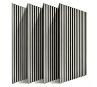 Relaxdays Paneles acústicos set 120 x 60 cm crema