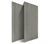 Relaxdays Paneles acústicos set 120 x 60 cm crema