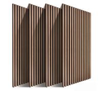 Relaxdays Paneles acústicos set 120 x 60 cm marrón claro