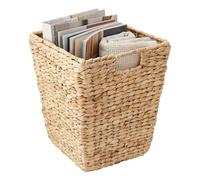 Relaxdays Papelera Jacinto de agua marrón claro