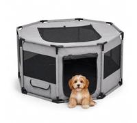 Relaxdays Parque para Cachorros Octogonal Plegable 61x112x112 cm