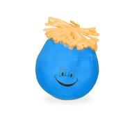 Relaxdays Pelota Antiestrés de Caras Sonrientes, Maicena y Lana, 9 cm, (10022530)