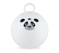 Relaxdays Pelota saltarina infantil con animales blanco