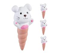 Relaxdays Picos de Riego con Diseño de Conejo, de Arcilla, Set de 4, 100 ml C/U, para Plantas de Interior, Multicolor