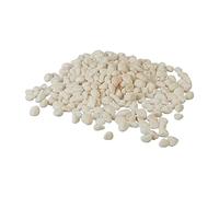 Relaxdays Piedras Decorativas 10 kg, Rocas Acuario, 5-15 mm, Gravilla Macetas, Jardín, Jardineras, Guijarros, Blanco