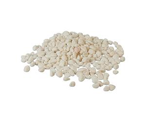 Relaxdays Piedras Decorativas 5 kg, Rocas Acuario, 5-15 mm, Gravilla Macetas, Jardín, Jardineras, Guijarros, Blanco
