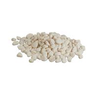 Relaxdays Marmorkies weiß 25-40 mm Piedras Decorativas, 5 kg, Rocas Acuario, Gravilla Macetas, Jardín, Jardineras, Guijarros, Blanco, Mármol