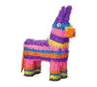 Relaxdays Piñata Infantil Burro Arcoíris, Papel, Multicolor, 55 x 40 x 13 cm, Color (10022571)