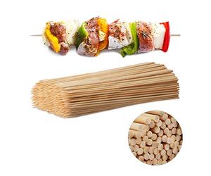 Relaxdays Piques Wood - Juego de 5000 pinchos para barbacoa, bambú, bricolaje, longitud 30 cm, ancho 4 mm, práctico, naturaleza