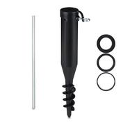 Relaxdays Piqueta para la sombrilla negro