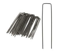 Relaxdays Piquetas jardín en forma de U antracita