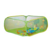 Relaxdays Piscina Bebés con 50 Bolas, Pop Up, A partir de 6 Meses, Poliéster, 50 x 110 x 110 cm, Verde, color (10022475) , color/modelo surtido