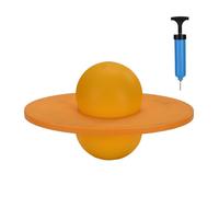 Relaxdays Pogo Ball para niños hasta 100 kg amarillo