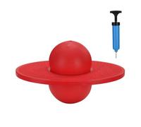 Relaxdays Pogo Ball para niños hasta 100 kg rojo