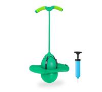 Relaxdays Pogo Ball Saltador Infantil, hasta 100 kg, Exterior, 74 x 39 x 29 cm, Color a Elegir