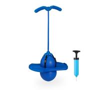 Relaxdays Pogo ball saltarín para niños azul,negro